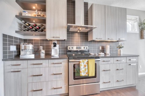 54 Chaparral Valley Square Se, Calgary, AB - Indoor Photo Showing Kitchen With Upgraded Kitchen
