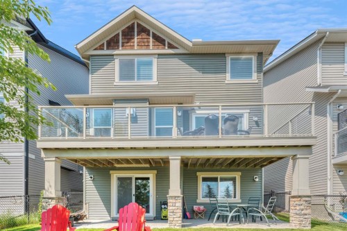 54 Chaparral Valley Square Se, Calgary, AB - Outdoor With Deck Patio Veranda