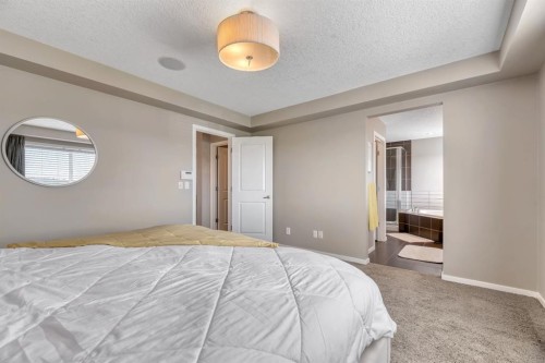 54 Chaparral Valley Square Se, Calgary, AB - Indoor Photo Showing Bedroom