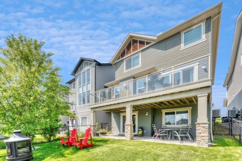 54 Chaparral Valley Square Se, Calgary, AB - Outdoor With Deck Patio Veranda