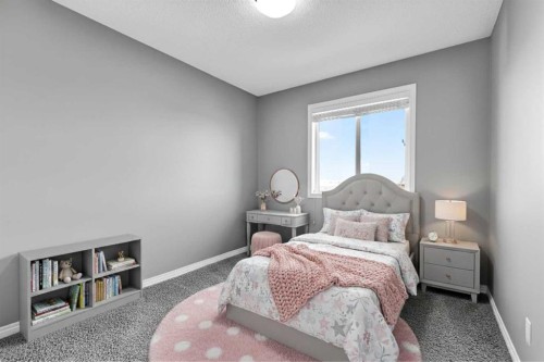 166 Marquis Heights Se, Calgary, AB - Indoor Photo Showing Bedroom