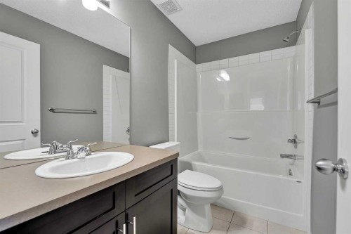 166 Marquis Heights Se, Calgary, AB - Indoor Photo Showing Bathroom