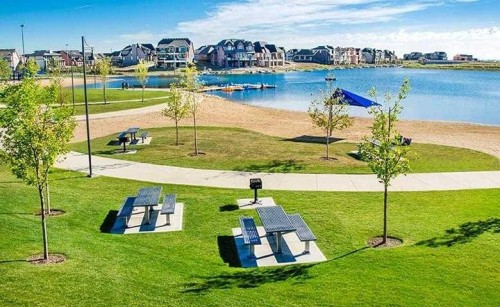 166 Marquis Heights Se, Calgary, AB - Outdoor With Body Of Water With View
