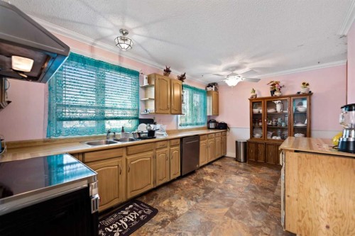 892 Abbotsford Drive Ne, Calgary, AB - Indoor Photo Showing Kitchen With Double Sink
