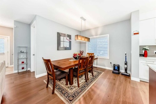 512 Baysprings Lane Sw, Airdrie, AB - Indoor Photo Showing Dining Room