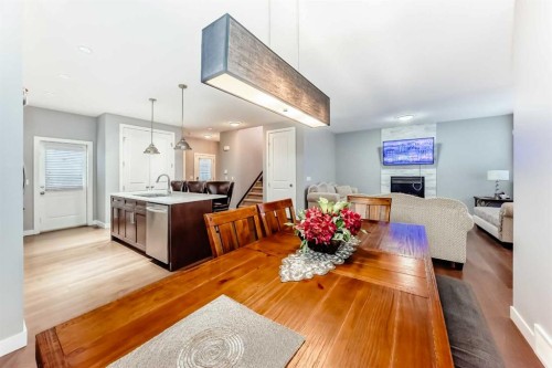 512 Baysprings Lane Sw, Airdrie, AB - Indoor Photo Showing Dining Room