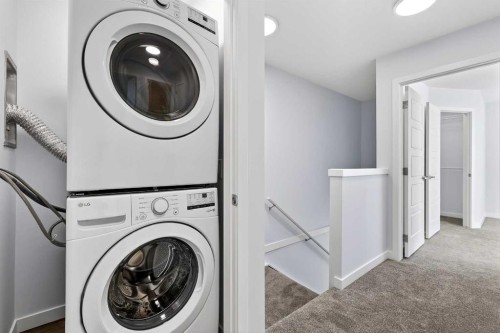 611-132 Red Embers Link Ne, Calgary, AB - Indoor Photo Showing Laundry Room