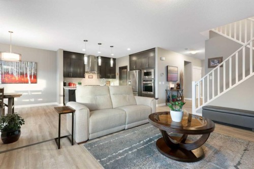 67 Fireside Terrace, Cochrane, AB - Indoor Photo Showing Living Room