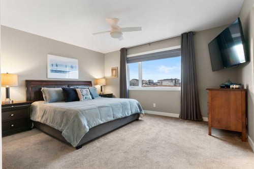 67 Fireside Terrace, Cochrane, AB - Indoor Photo Showing Bedroom