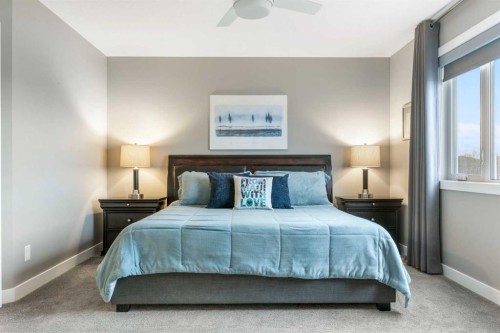 67 Fireside Terrace, Cochrane, AB - Indoor Photo Showing Bedroom