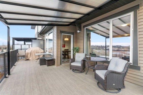 67 Fireside Terrace, Cochrane, AB - Outdoor With Deck Patio Veranda With Exterior