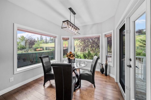 187 Gleneagles View, Cochrane, AB - Indoor Photo Showing Dining Room