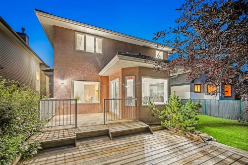 187 Gleneagles View, Cochrane, AB - Outdoor With Deck Patio Veranda