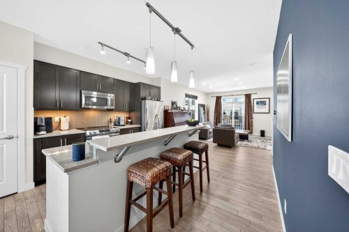 503 Nolanfield Villas Nw, Calgary, AB - Indoor Photo Showing Kitchen With Upgraded Kitchen