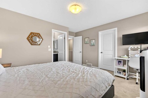 90 Walden Crescent Se, Calgary, AB - Indoor Photo Showing Bedroom