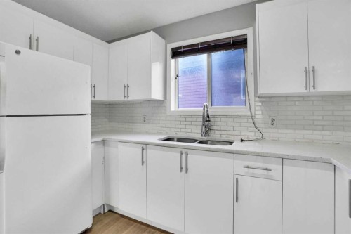 1134 Martindale Boulevard Ne, Calgary, AB - Indoor Photo Showing Kitchen With Double Sink
