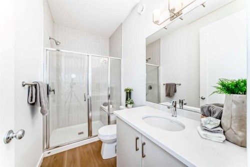 44 Creekside Path Sw, Calgary, AB - Indoor Photo Showing Bathroom