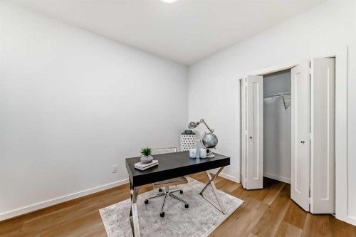 44 Creekside Path Sw, Calgary, AB - Indoor Photo Showing Office