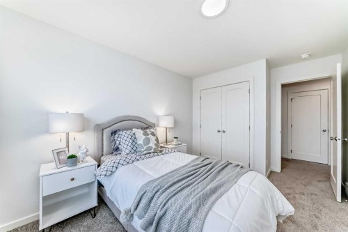 44 Creekside Path Sw, Calgary, AB - Indoor Photo Showing Bedroom