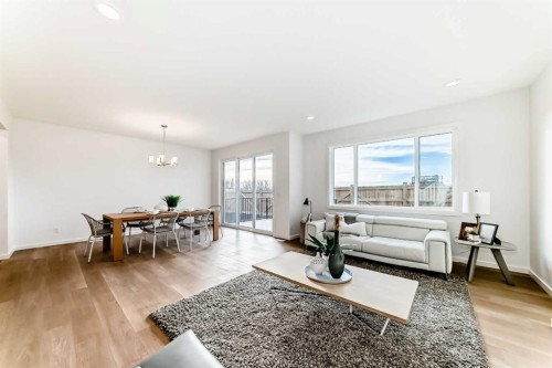 44 Creekside Path Sw, Calgary, AB - Indoor Photo Showing Living Room