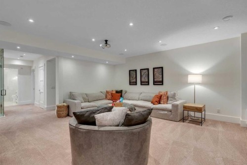 5852 Bowwater Crescent Nw, Calgary, AB - Indoor Photo Showing Living Room