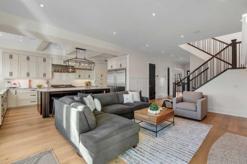 5852 Bowwater Crescent Nw, Calgary, AB - Indoor Photo Showing Living Room