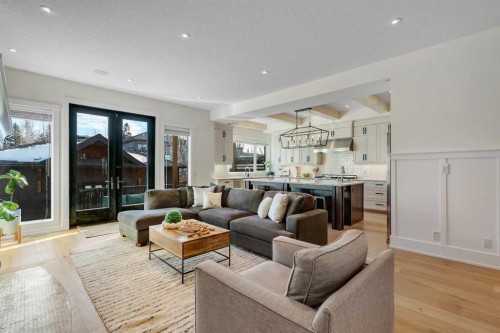 5852 Bowwater Crescent Nw, Calgary, AB - Indoor Photo Showing Living Room