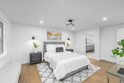 1152 Lake Sundance Crescent Se, Calgary, AB - Indoor Photo Showing Bedroom