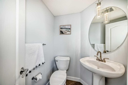 48 Auburn Bay Crescent Se, Calgary, AB - Indoor Photo Showing Bathroom