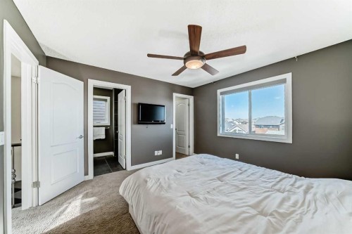 48 Auburn Bay Crescent Se, Calgary, AB - Indoor Photo Showing Bedroom