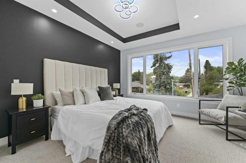 107 Hartford Road Nw, Calgary, AB - Indoor Photo Showing Bedroom