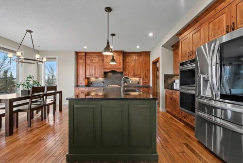 39 Elgin Estates Green Se, Calgary, AB - Indoor Photo Showing Kitchen With Stainless Steel Kitchen With Upgraded Kitchen