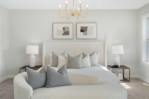 335 Hidden Creek Boulevard Nw, Calgary, AB - Indoor Photo Showing Bedroom