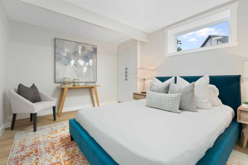 335 Hidden Creek Boulevard Nw, Calgary, AB - Indoor Photo Showing Bedroom