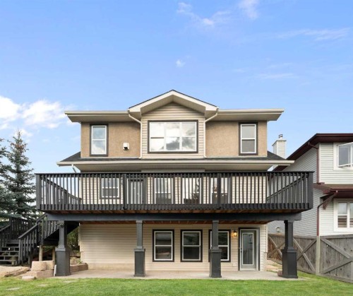 335 Hidden Creek Boulevard Nw, Calgary, AB - Outdoor With Deck Patio Veranda
