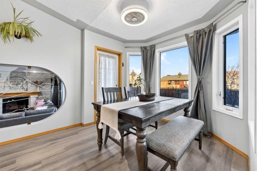 1336 Meadowbrook Drive Se, Airdrie, AB - Indoor Photo Showing Dining Room