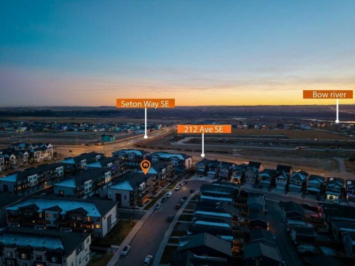 572 Seton Circle, Calgary, AB - Outdoor With View