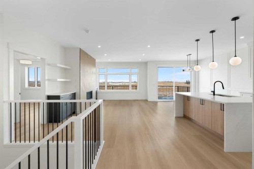 150 Muirfield Boulevard, Lyalta, AB - Indoor Photo Showing Kitchen With Upgraded Kitchen