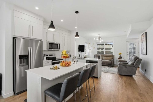 1231 Cornerstone Street Ne, Calgary, AB - Indoor Photo Showing Kitchen With Upgraded Kitchen
