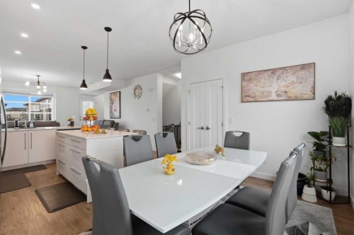 1231 Cornerstone Street Ne, Calgary, AB - Indoor Photo Showing Dining Room