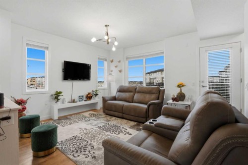 1231 Cornerstone Street Ne, Calgary, AB - Indoor Photo Showing Living Room