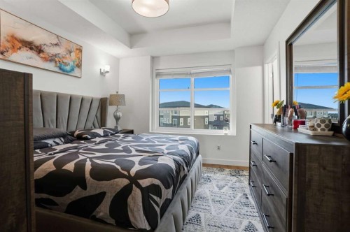1231 Cornerstone Street Ne, Calgary, AB - Indoor Photo Showing Bedroom