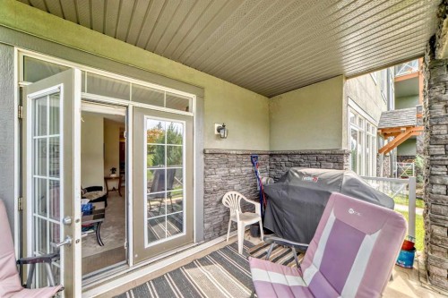 102-1005A Westmount Drive, Strathmore, AB - Outdoor With Deck Patio Veranda With Exterior