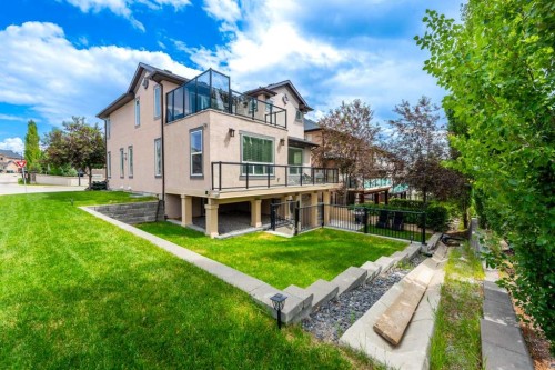 35 Aspen Stone Way Sw, Calgary, AB - Outdoor With Deck Patio Veranda