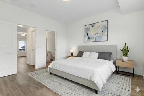 1803-24 Rivercrest Drive, Cochrane, AB - Indoor Photo Showing Bedroom