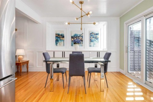 2539 Chicoutimi Drive Nw, Calgary, AB - Indoor Photo Showing Dining Room