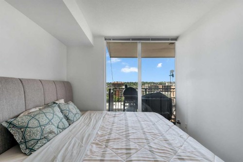 803-1110 11 Street Sw, Calgary, AB - Indoor Photo Showing Bedroom