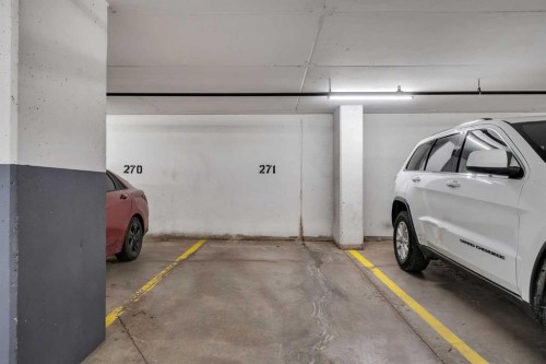 803-1110 11 Street Sw, Calgary, AB - Indoor Photo Showing Garage