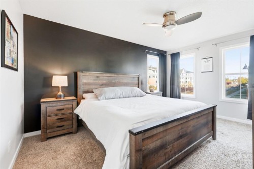 93 Auburn Meadows View Se, Calgary, AB - Indoor Photo Showing Bedroom