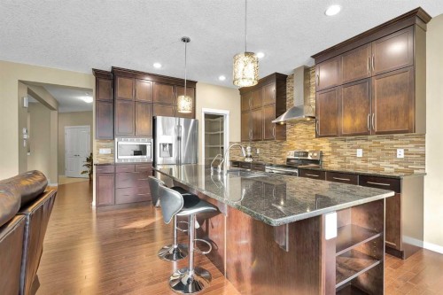 88 Nolanfield Crescent Nw, Calgary, AB - Indoor Photo Showing Kitchen With Stainless Steel Kitchen With Upgraded Kitchen